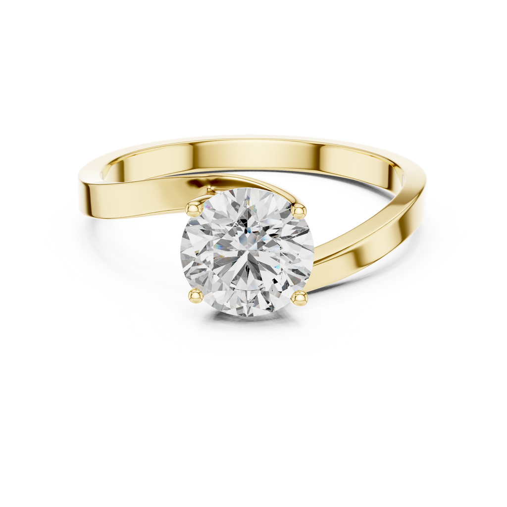 Love Knot Solitaire Ring