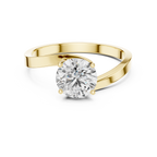 Love Knot Solitaire Ring