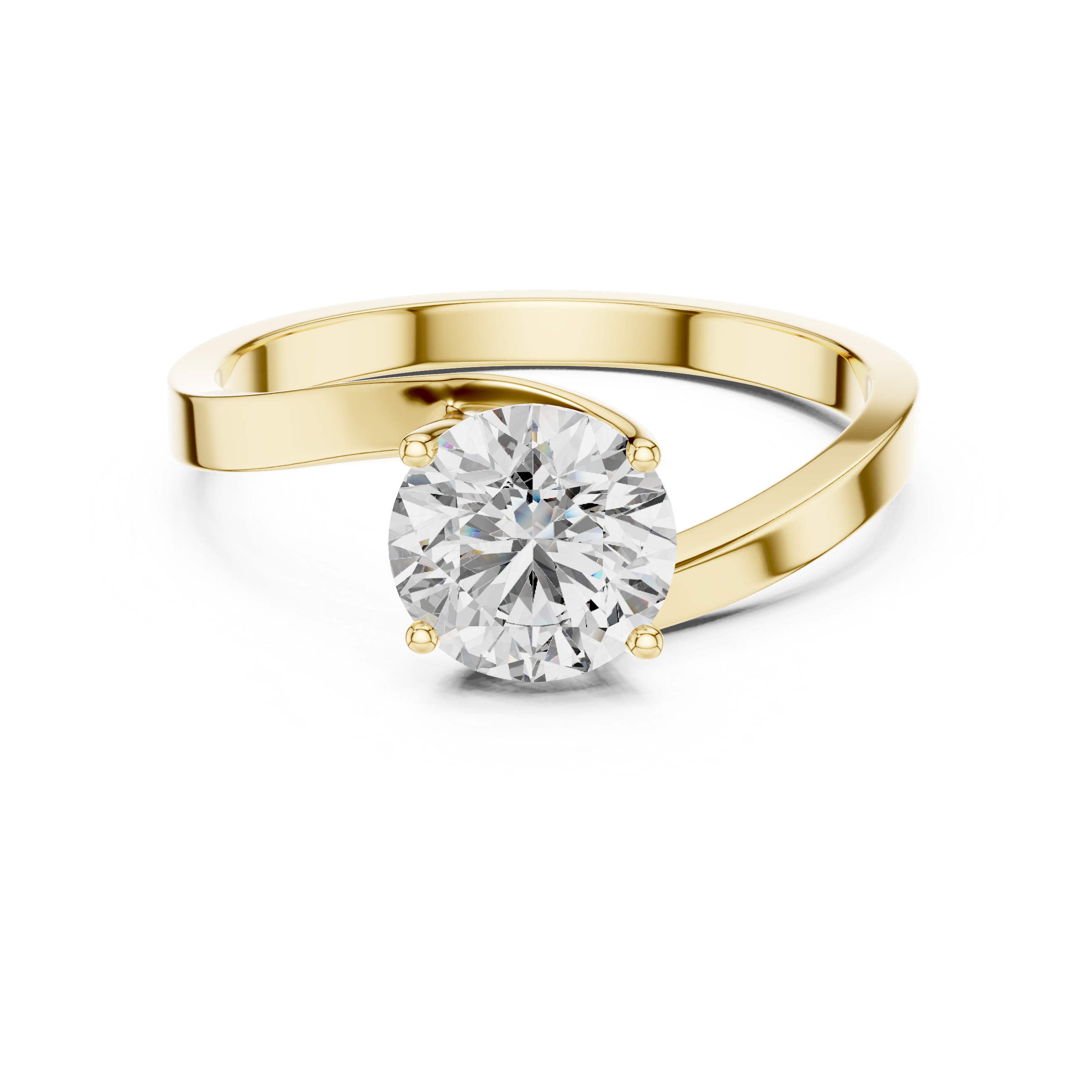 Love Knot Solitaire Ring