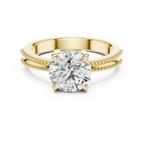 Royal Milgrain Solitaire Ring