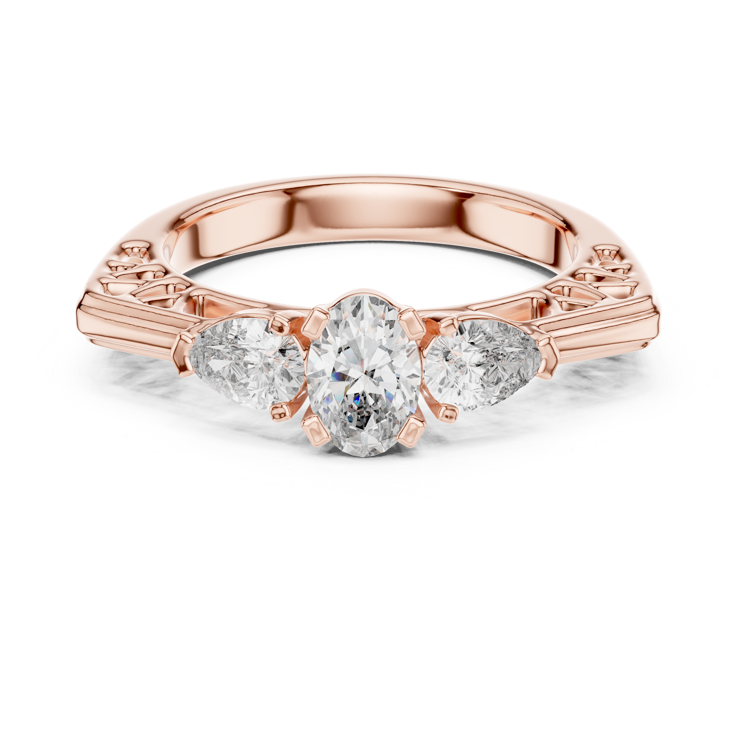 Aurora Bloom Trilogy Ring