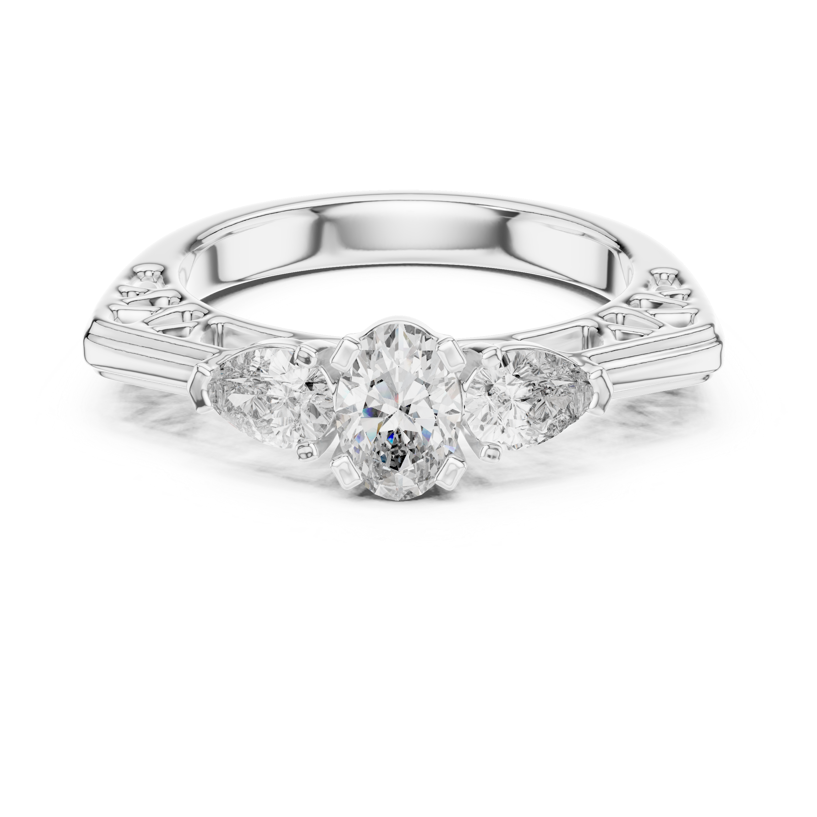 Aurora Bloom Trilogy Ring