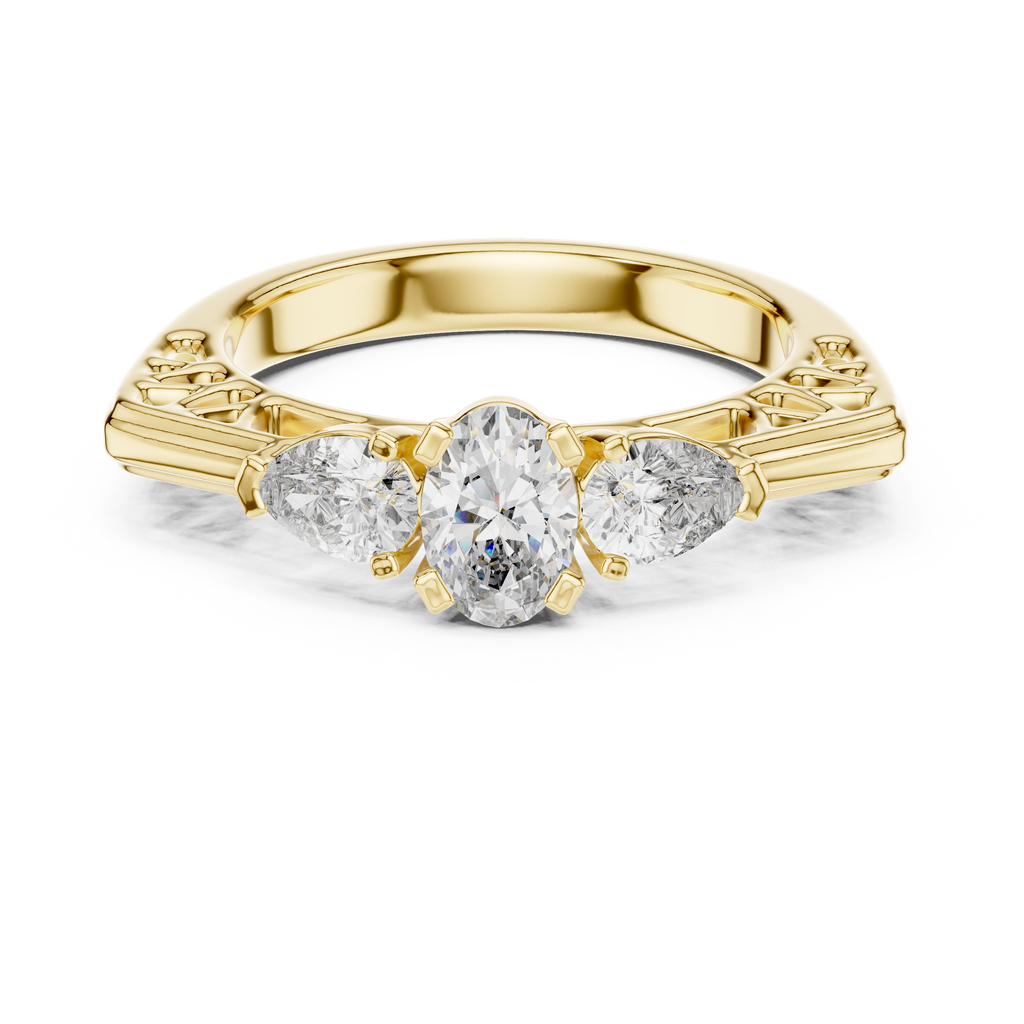 Aurora Bloom Trilogy Ring