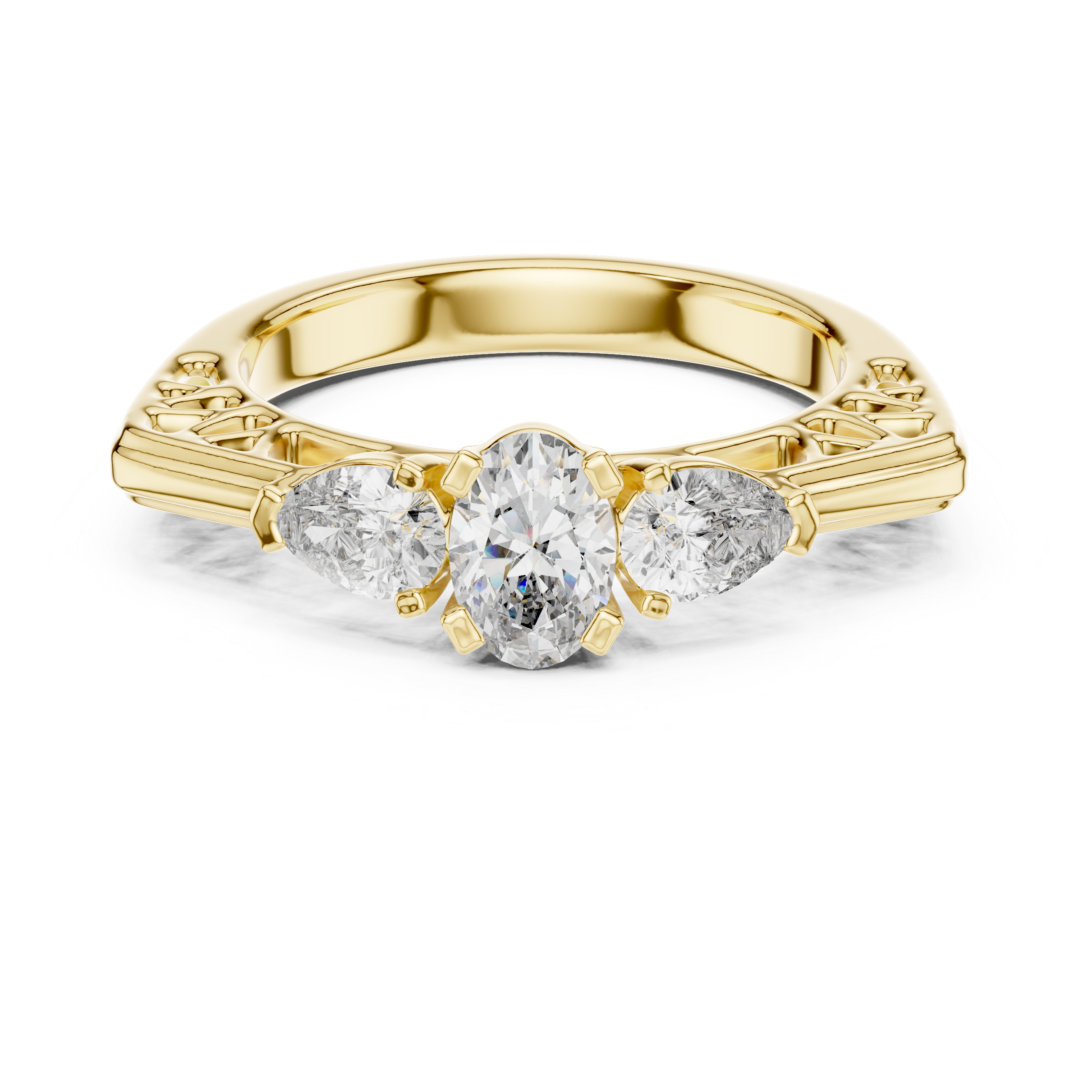 Aurora Bloom Trilogy Ring
