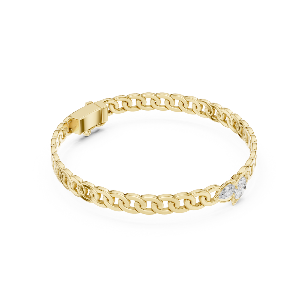 Marquise Link Bracelet