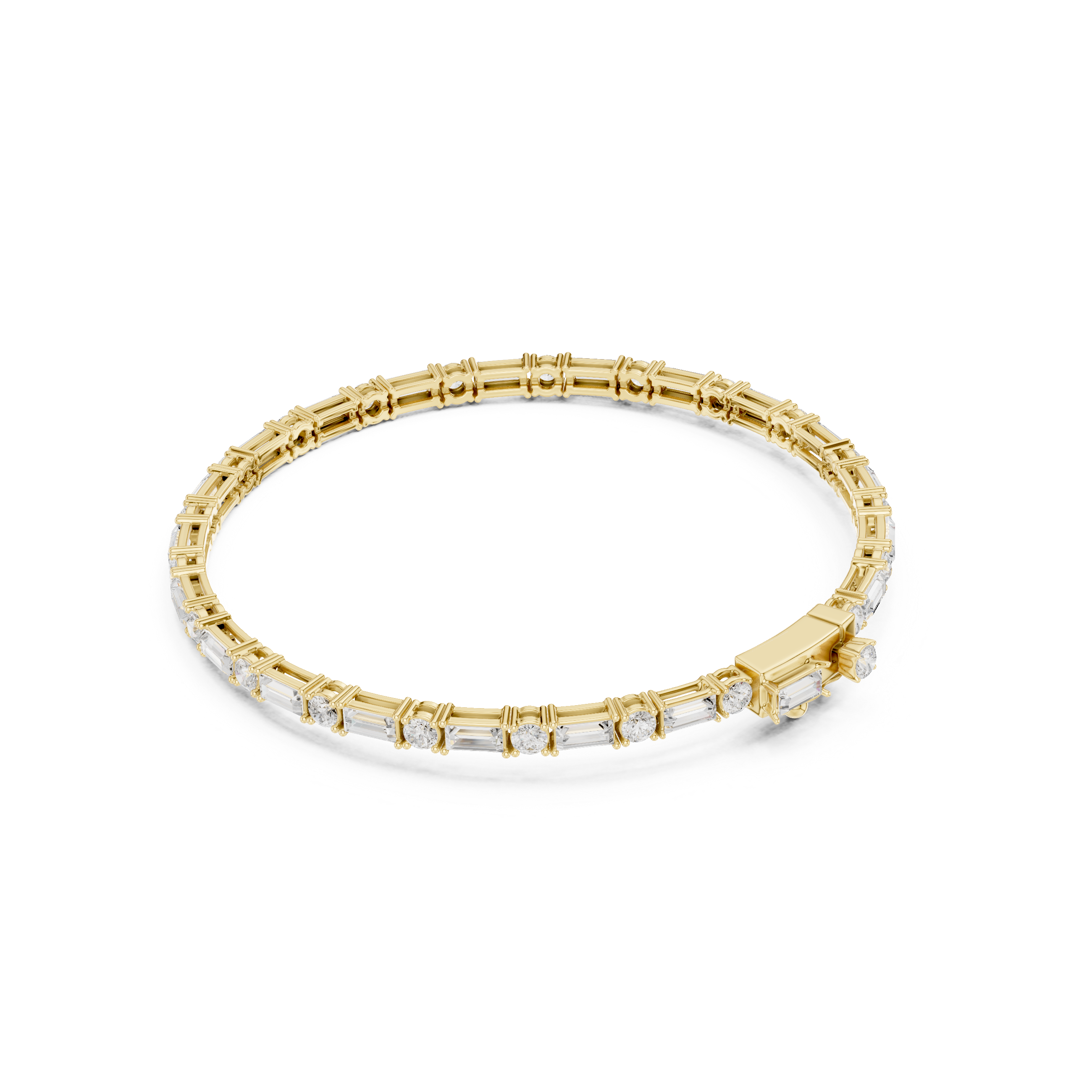 Emerald Rhythm Tennis Bracelet
