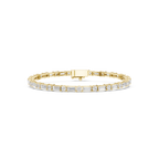 Emerald Rhythm Tennis Bracelet