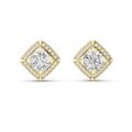 Diamond Frame Halo Studs