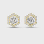 Hexa Halo Studs