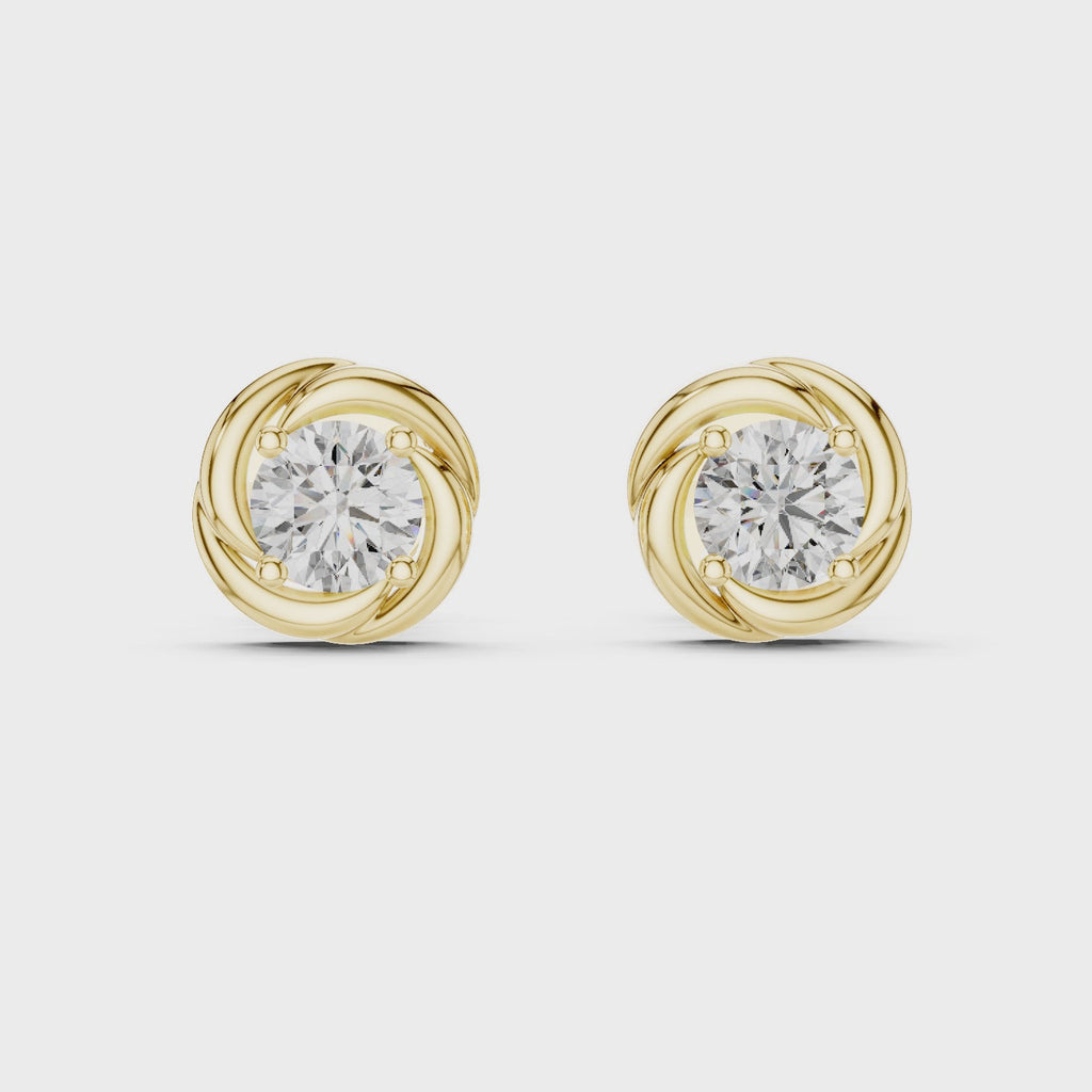 Infinity Twist Studs