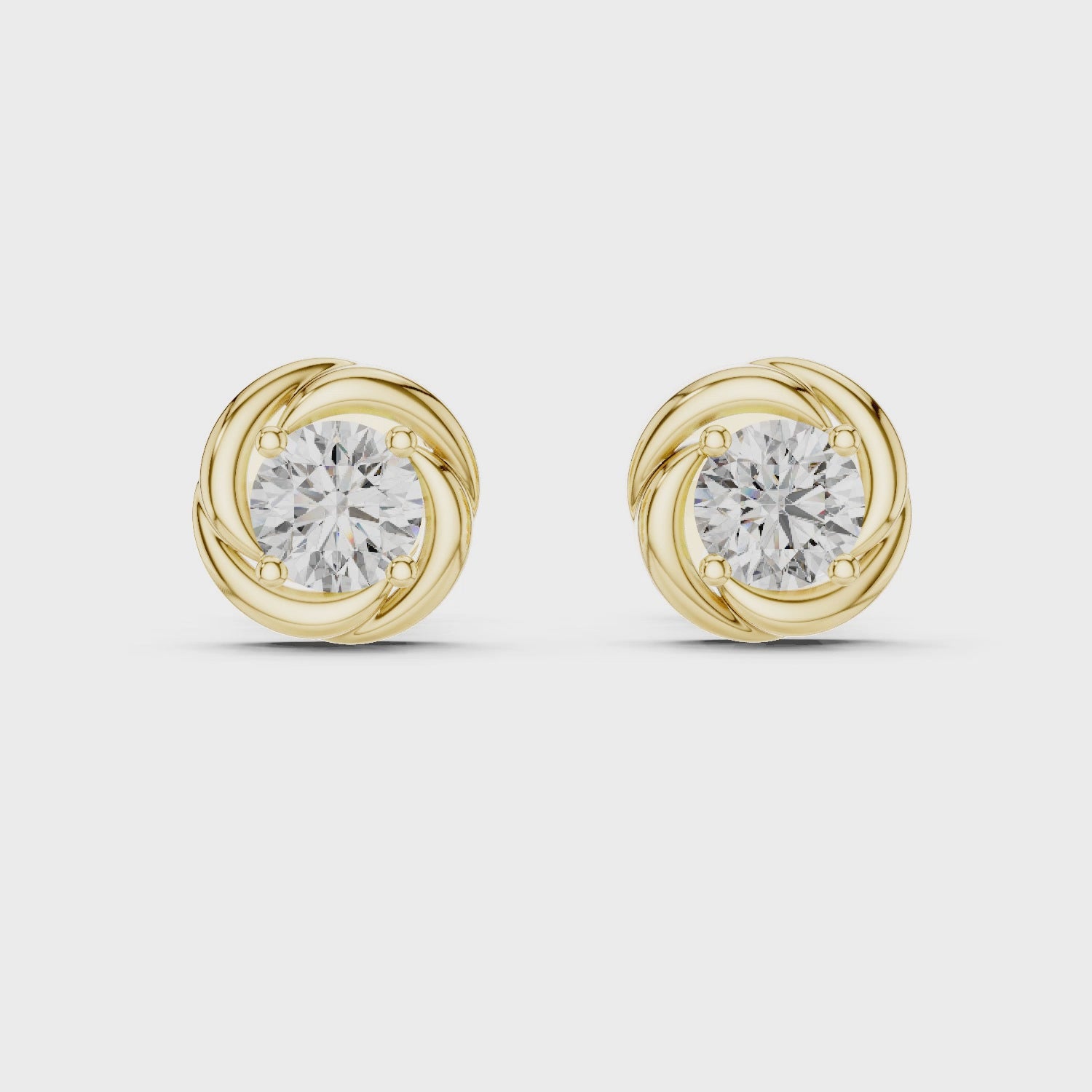 Infinity Twist Studs