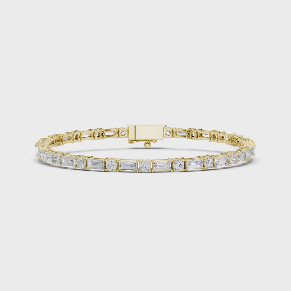 Emerald Rhythm Tennis Bracelet