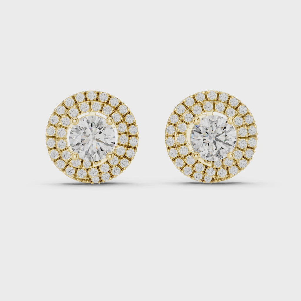 Sunburst Halo Studs