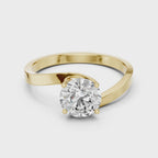 Love Knot Solitaire Ring
