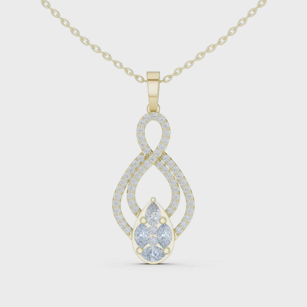 Amorette Teardrop Necklace