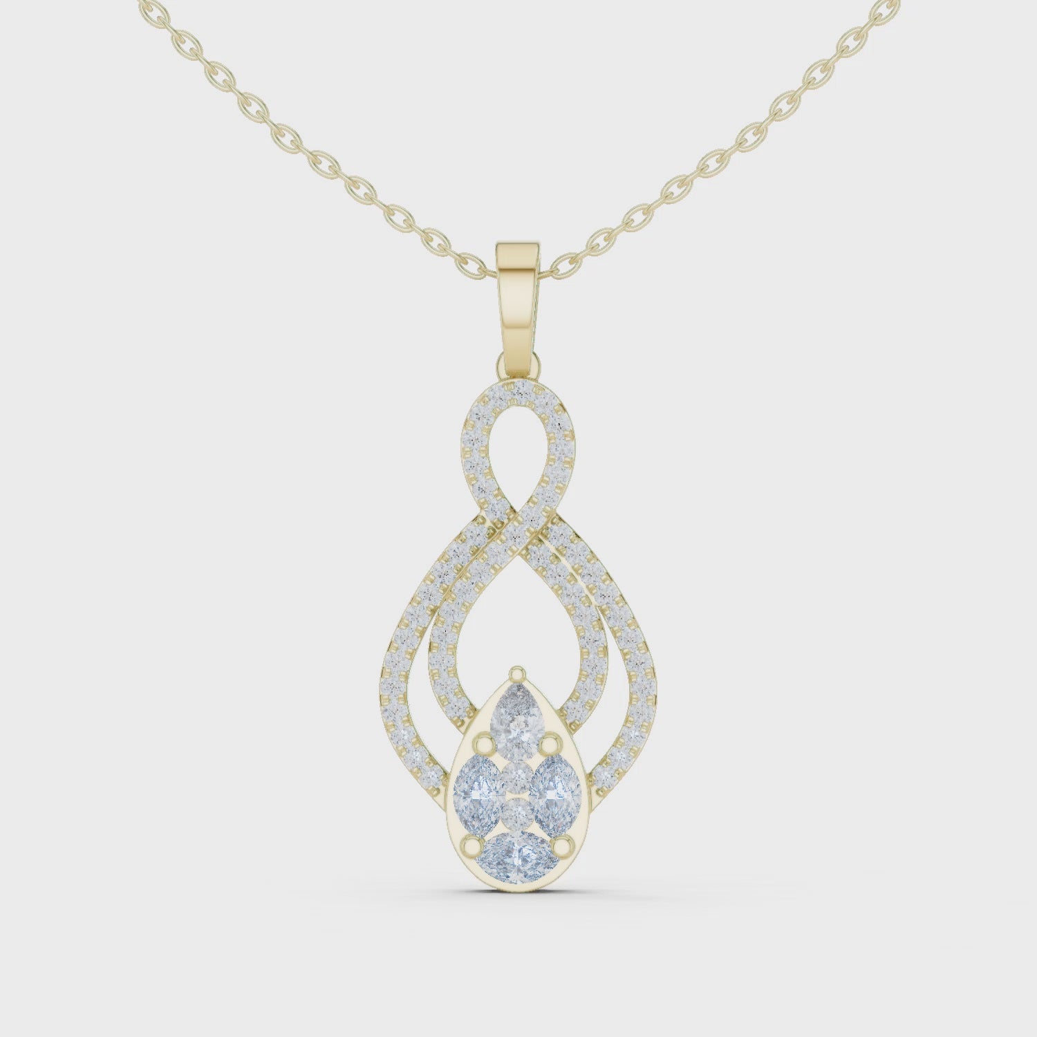 Amorette Teardrop Necklace