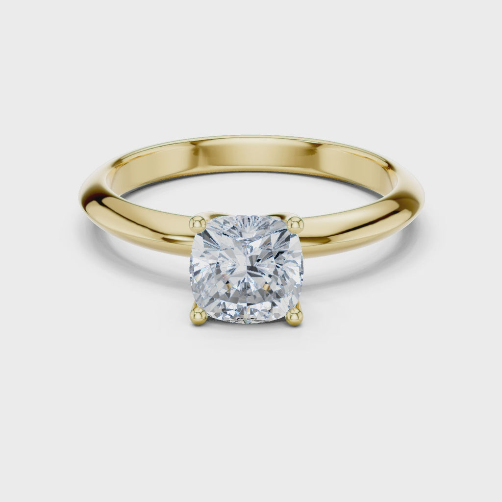 Vivara Cushion Solitaire Ring