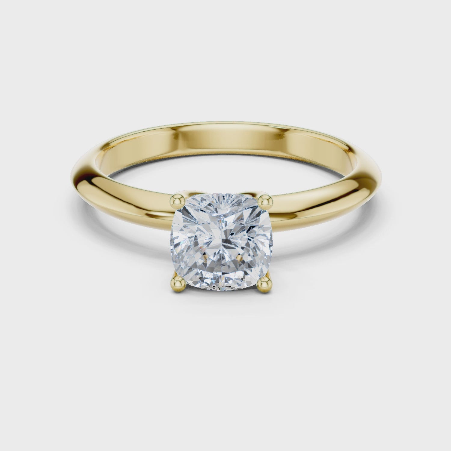 Vivara Cushion Solitaire Ring