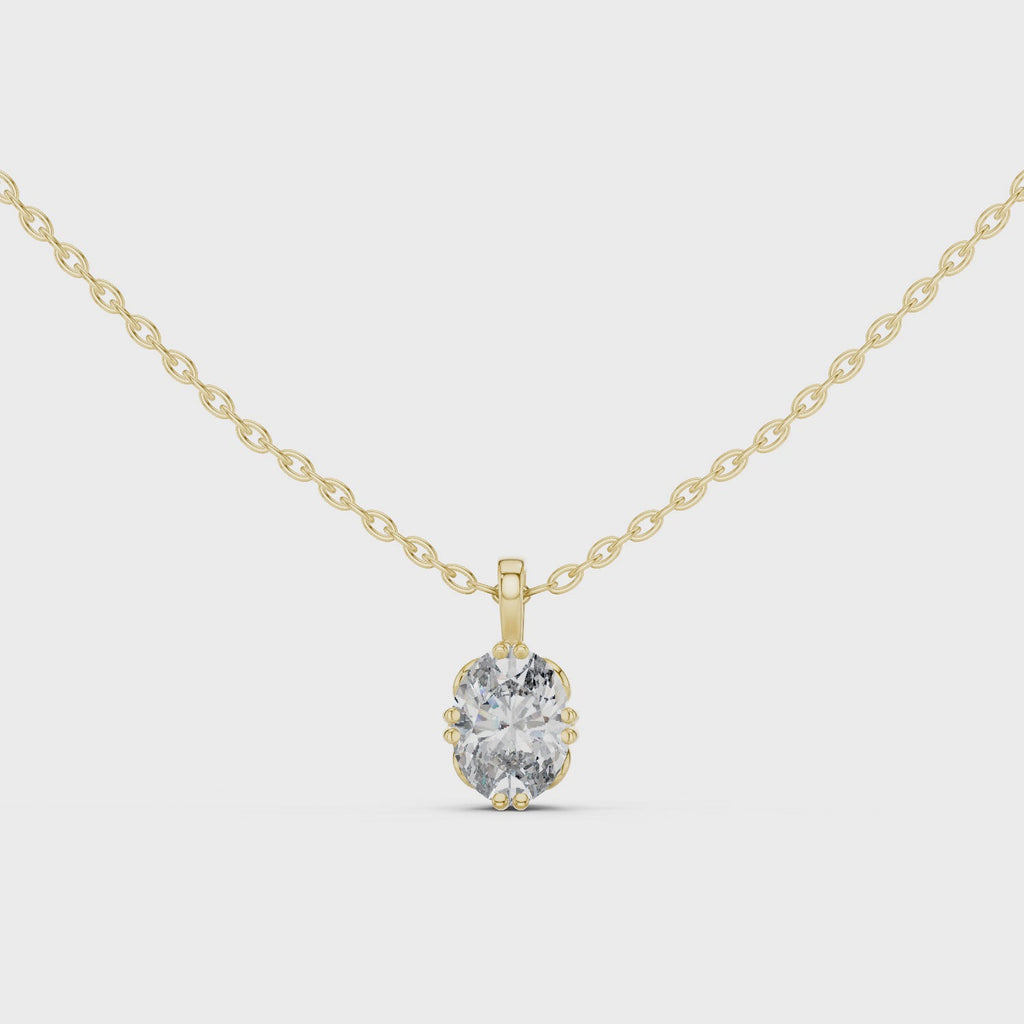 Elara Oval Necklace