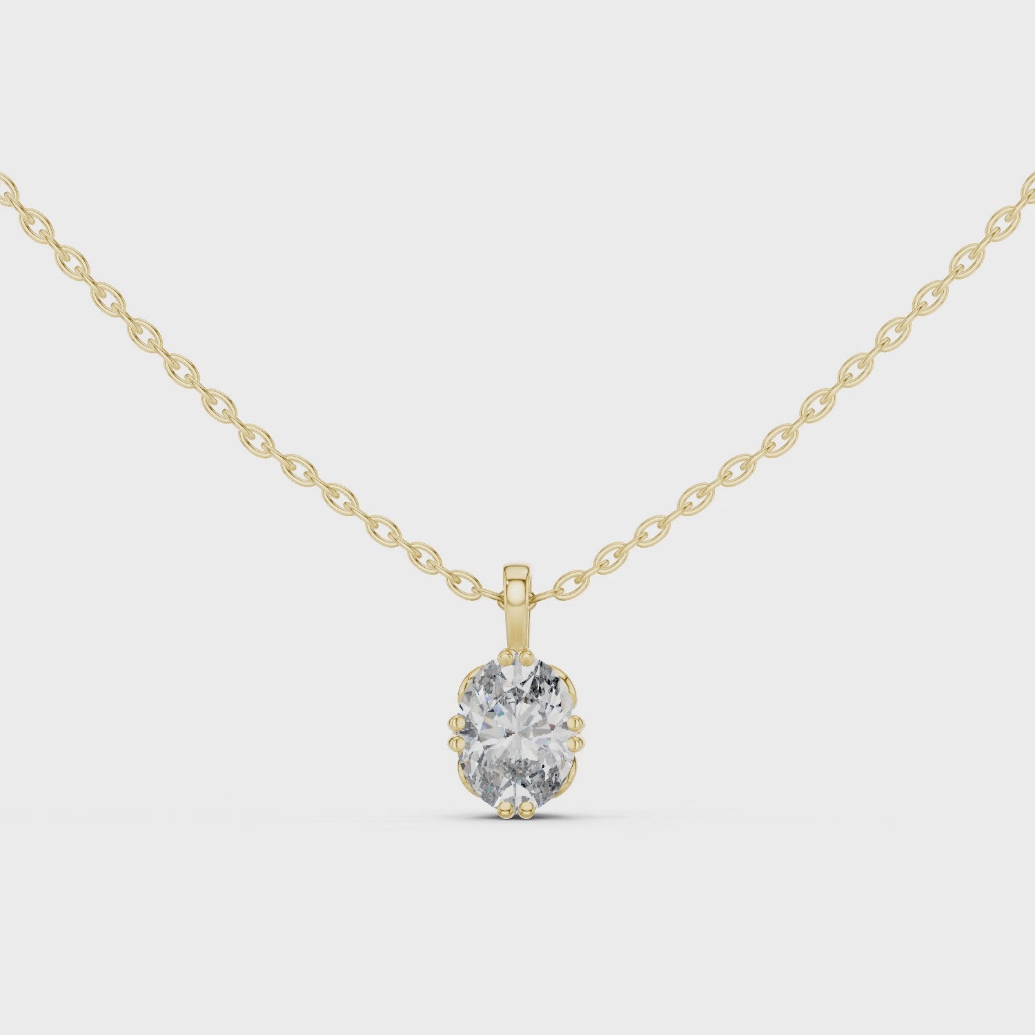 Elara Oval Necklace