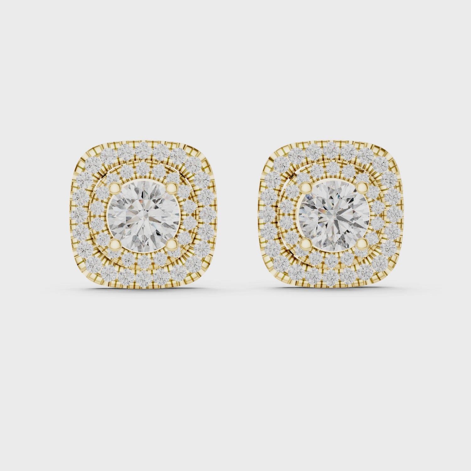 Grand Halo Studs