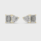Amora Toi et Moi Diamond Stud Earrings