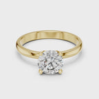 Coronet Solitaire Ring
