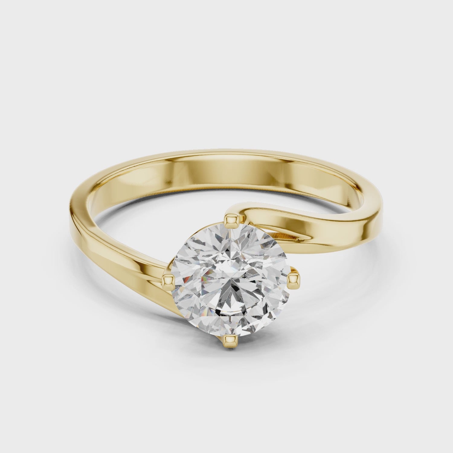 Embrace Solitaire Ring