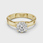 Aurora Solitaire Ring