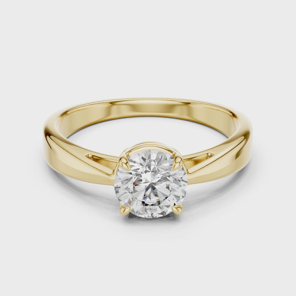 Harmony Solitaire Diamond Ring