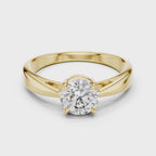 Harmony Solitaire Diamond Ring