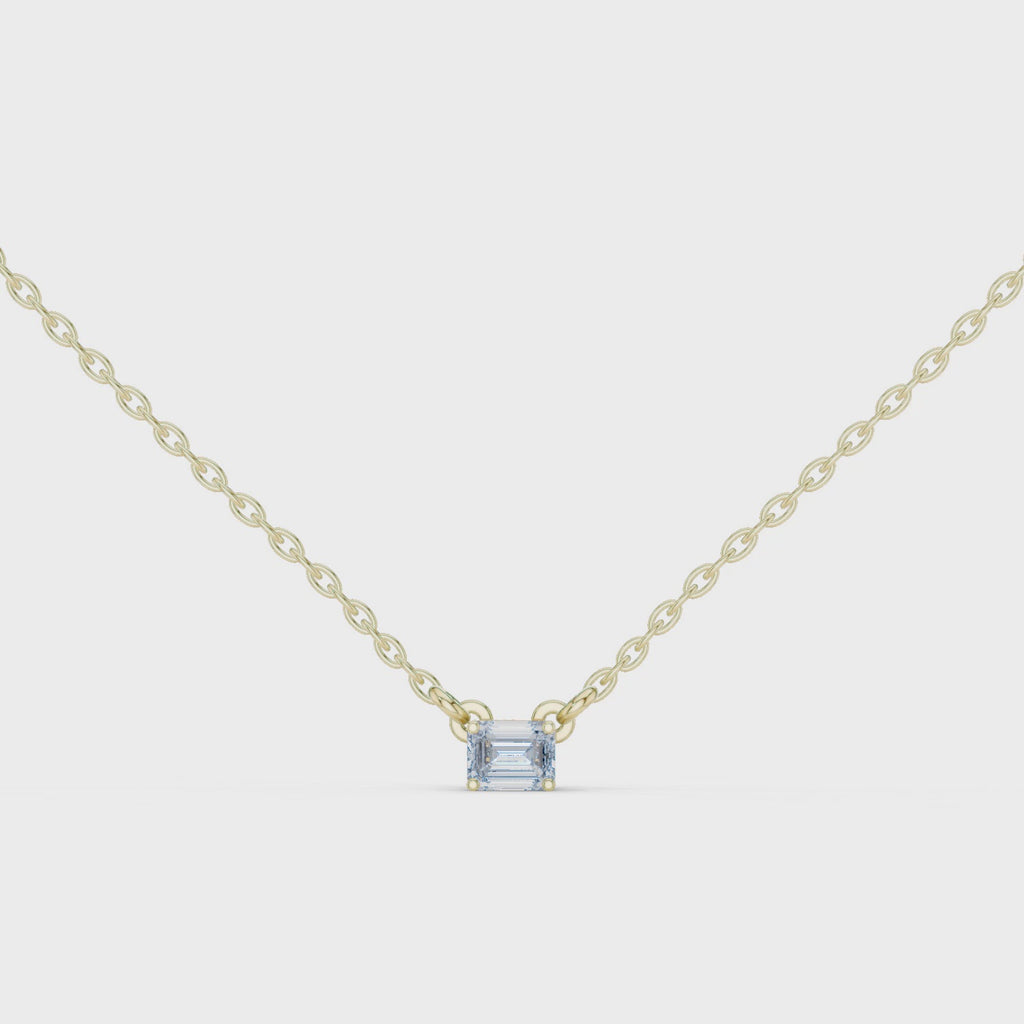 Radiant Emerald Necklace