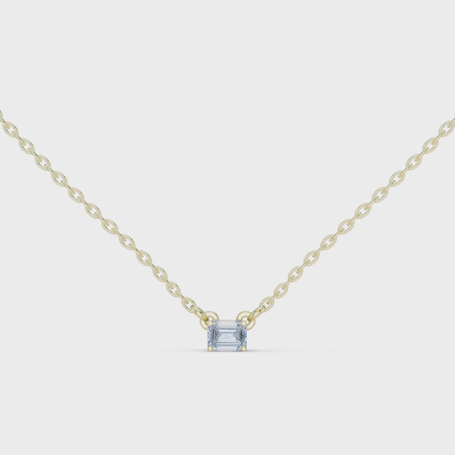 Radiant Emerald Necklace