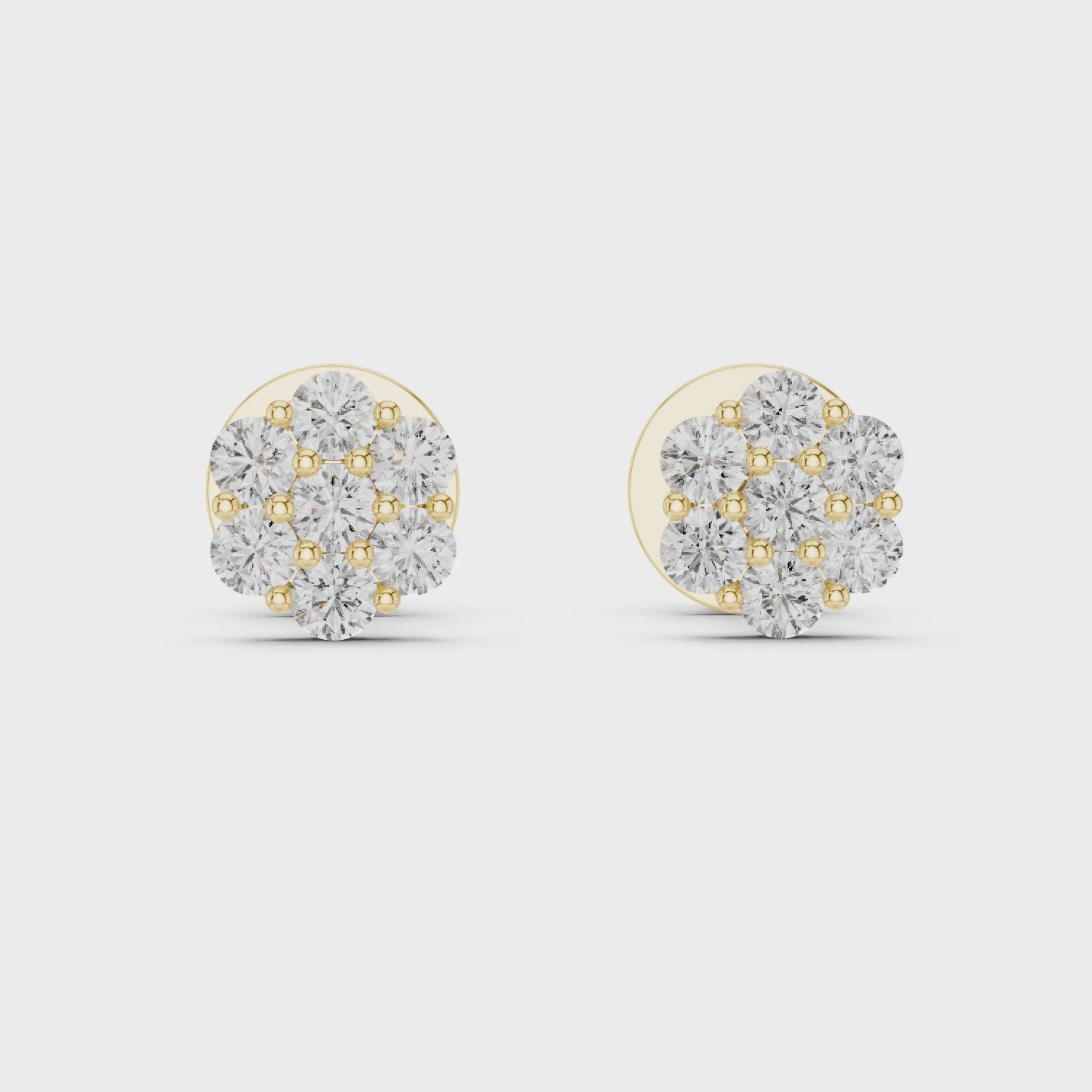 Floral Cluster Studs