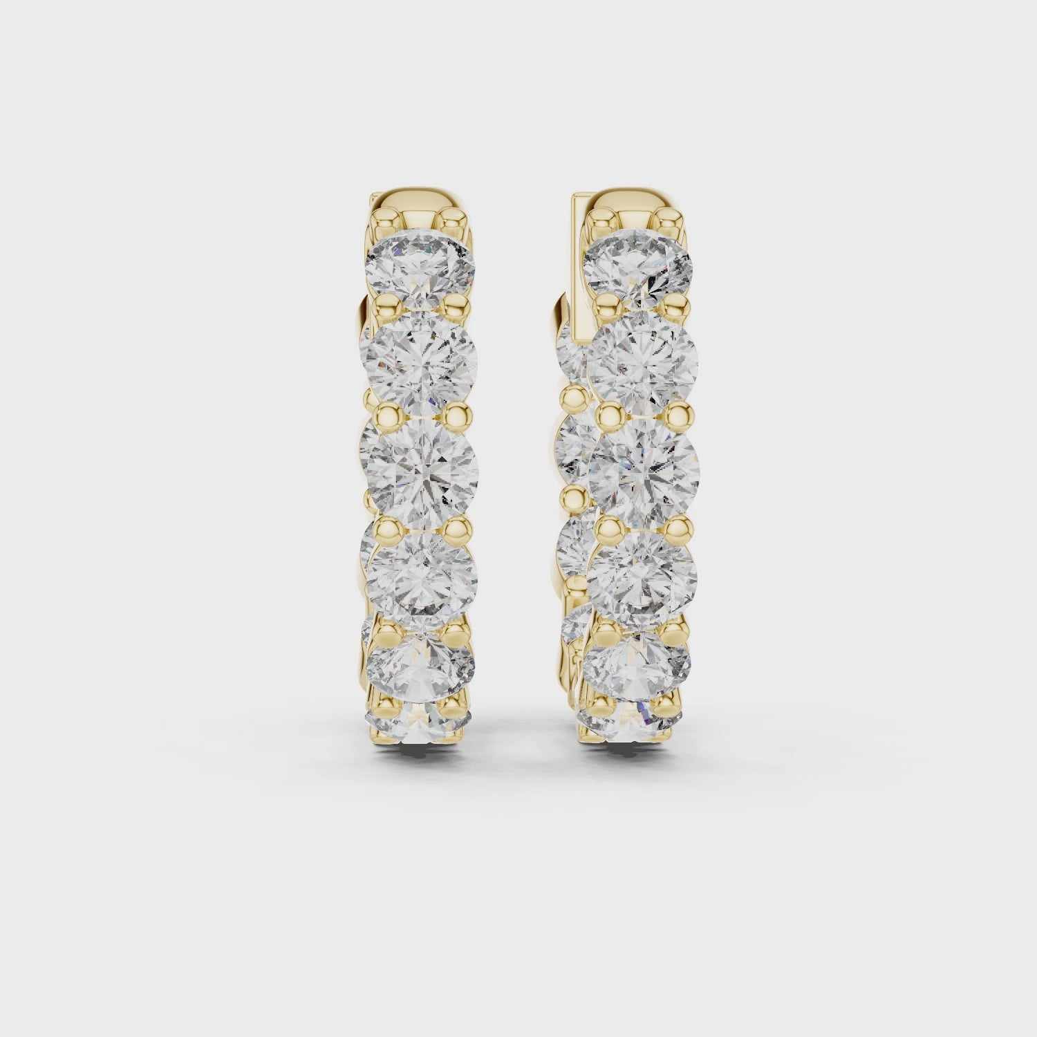 Elowen Diamond Hoops