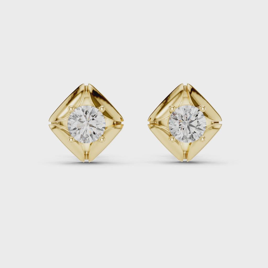 Compass Bloom Studs