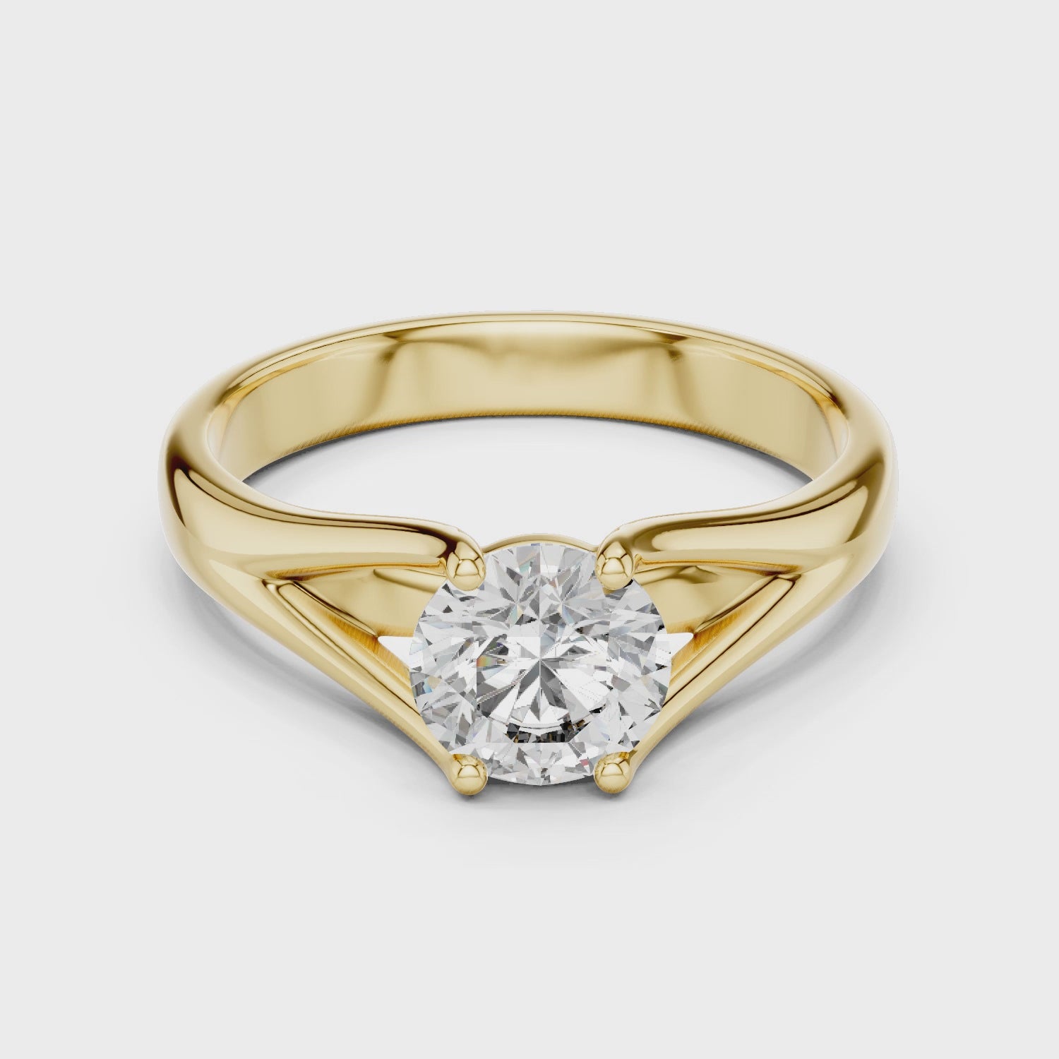 Vertex Solitaire Ring
