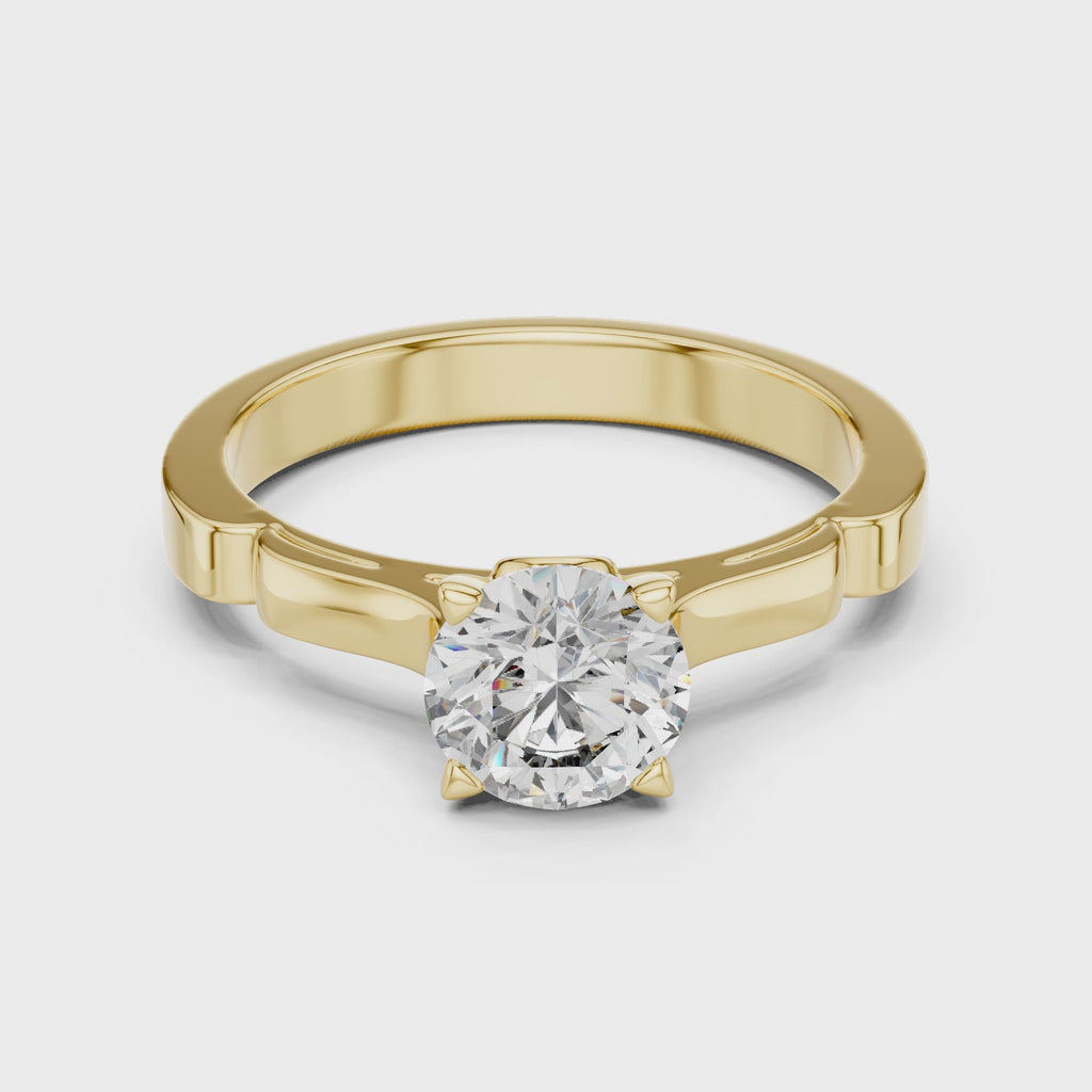 Monarch Solitaire Ring